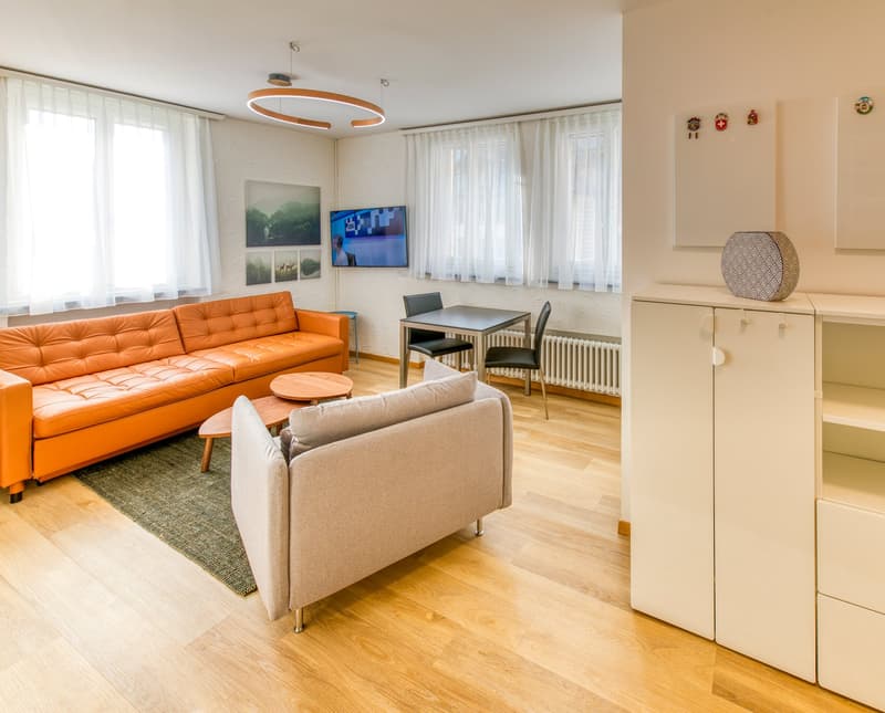 Modernes, möbliertes 2-Zimmer-Apartment in Hergiswil/NW zu vermieten (2)