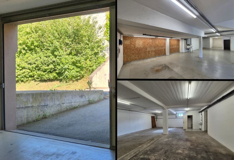 266 m² commercial space on the lower ground floor on Bahnhofstrasse in Mellingen (1)