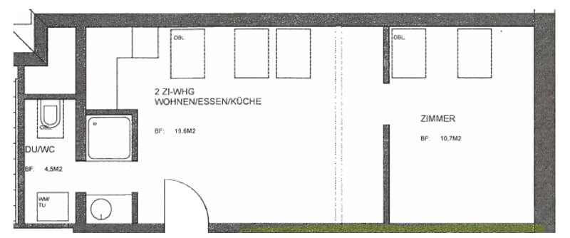 35 m²  Charmante Dachgeschosswohnung im Herzen von Baden (8)