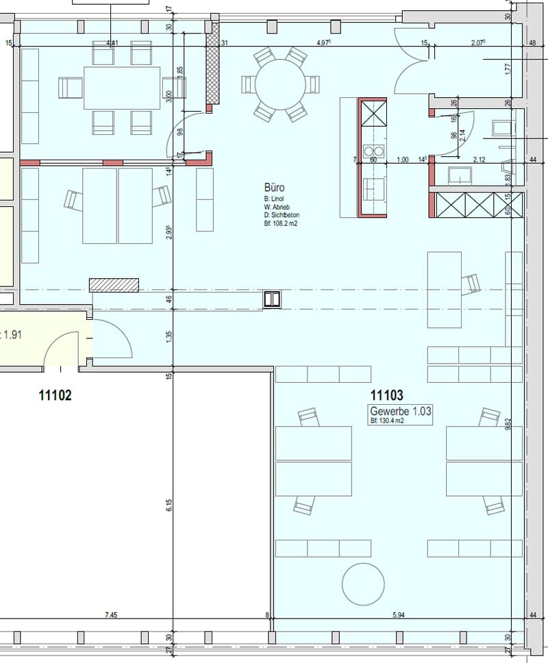 Büro / Loft / Wohnung 129m² - mitten in der Stadt Baden (13)