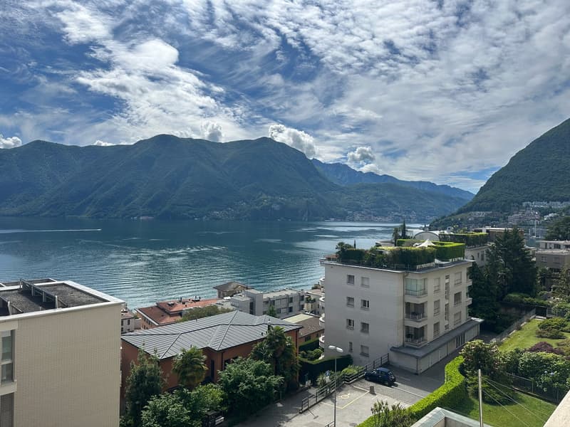 Splendido duplex di lusso con vista lago in pieno centro a Lugano (15)