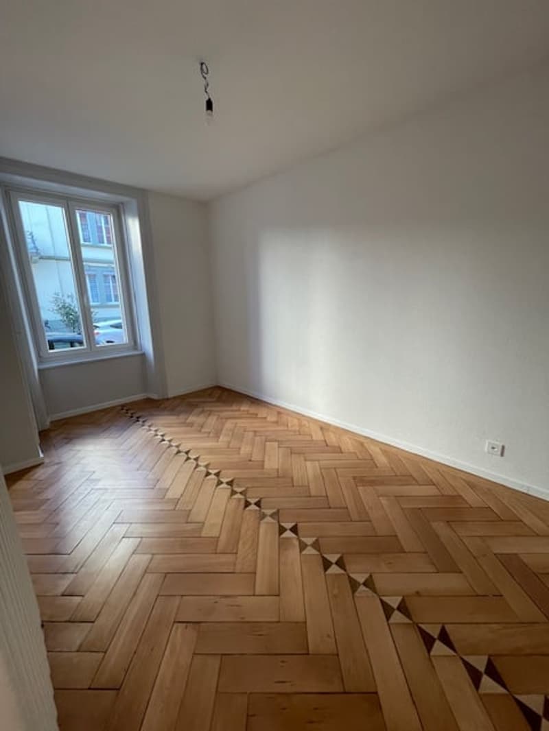 Bel appartement de 3 pièces rénové avec jardin commun - Centre de Bienne (7)