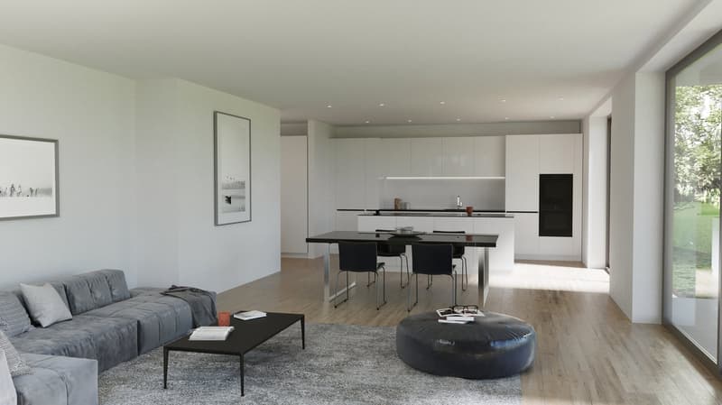 Wunderschöne 4.5-Zimmer Gartenwohnung in Aarberg mit viel Komfort (3)