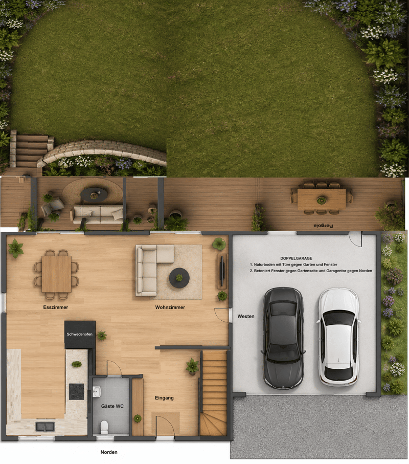 Charming single-family house in Port – Idyllic living with garden and terrace (17)