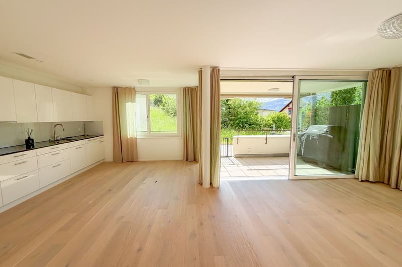 Moderne 3.5-Zimmer-Gartenwohnung mit Abendsonne und grossem Aussenbereich (2)