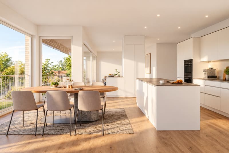 Exklusive 4.5-Zimmer-Attikawohnung mit 149 m² in Erlach (1)