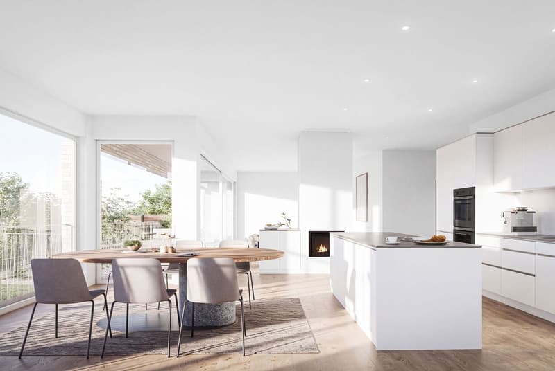 Exklusive 4.5-Zimmer-Attikawohnung mit 149 m² in Erlach (2)