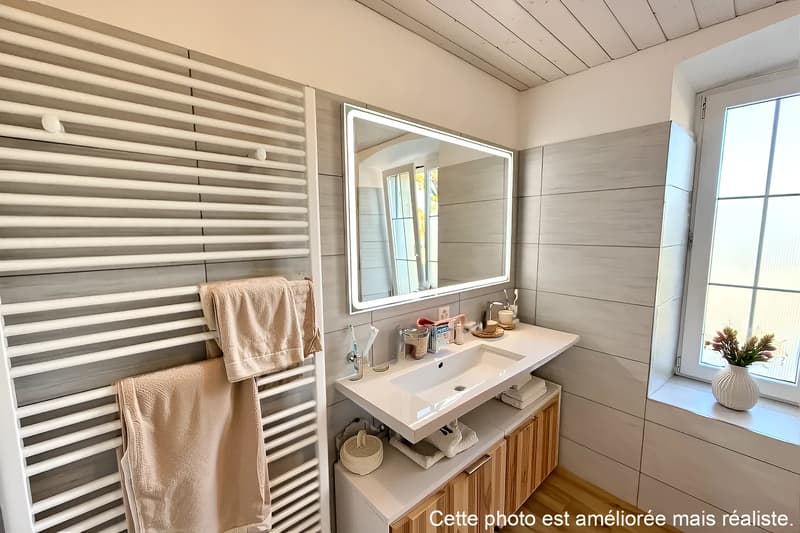 Charming semi-detached house with 4 rooms, terrace, vaulted cellar and garage in Grandfontaine (8)