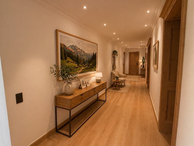 Luxuriöse und möblierte Wohnung - große Terrasse - Nur wenige Minuten von Gstaad (14)