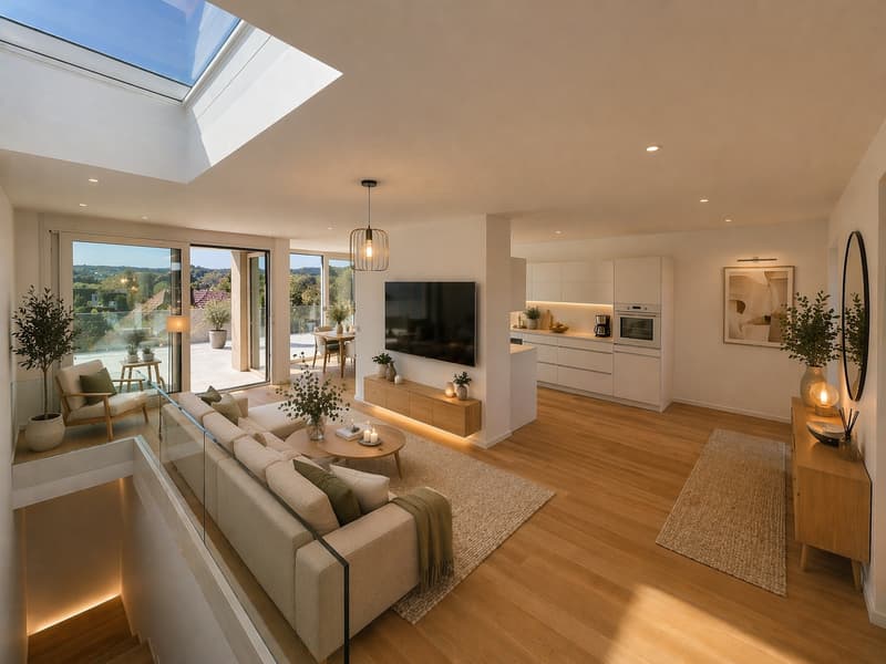 PREMIUM ATTIC with 105 m² terrace, bright and modern - 5.5 rooms (2)