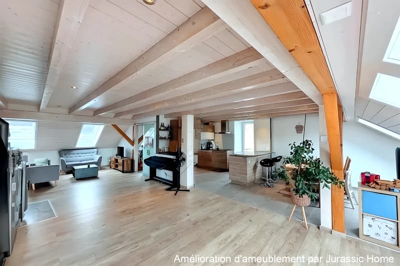 Contemporary loft of 4.5 rooms, 153 m² of volume and light in Alle (1)