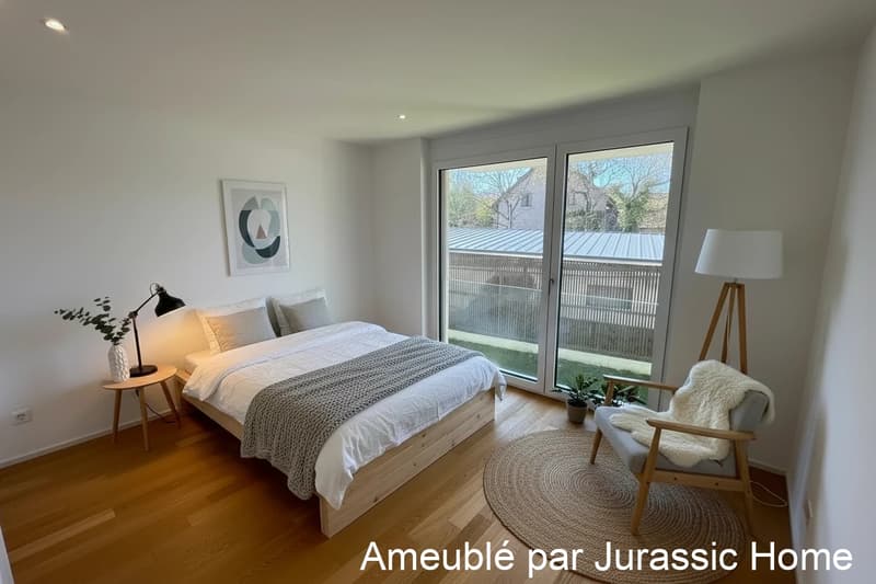Beautiful bright triplex of 4.5 rooms with terrace in Porrentruy (6)