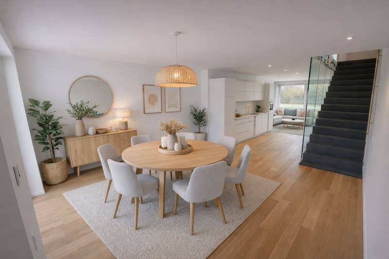 Beautiful bright triplex of 4.5 rooms with terrace in Porrentruy (2)