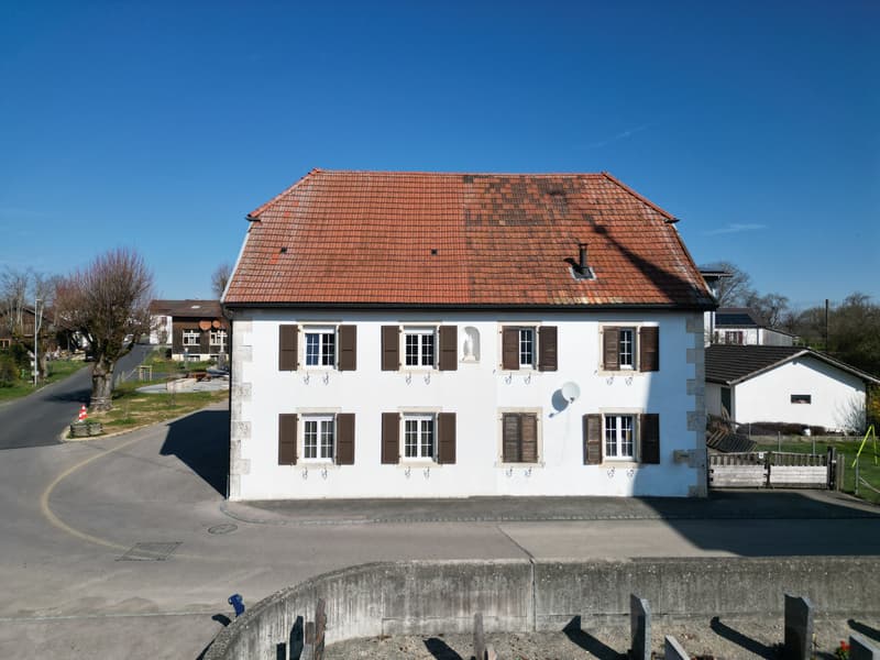 Opportunité unique de 2 maisons mitoyennes avec jardin, terrasse, cave voûtée et garages à Grandfontaine (1)