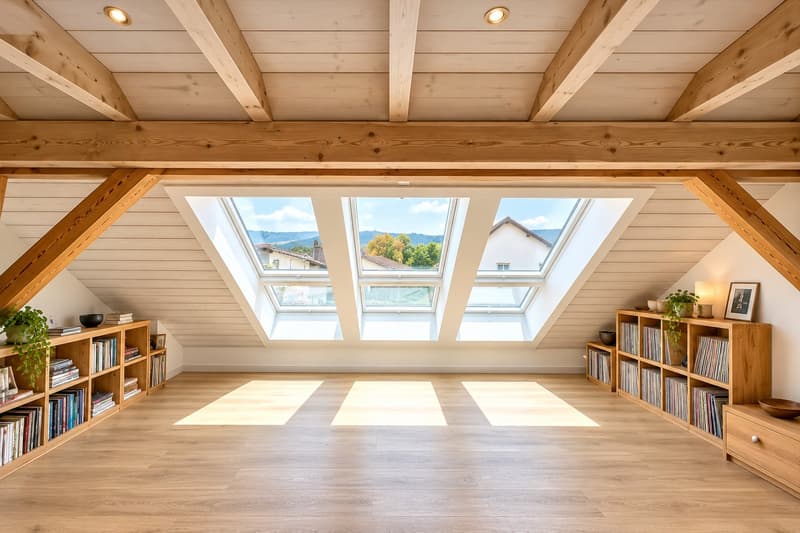 Lumineux Loft en attique de 4.5 pièces à Alle (1)