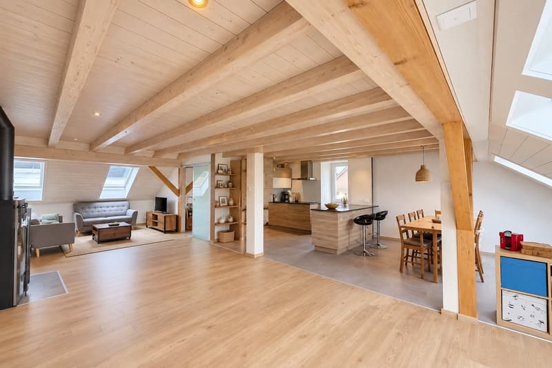 Lumineux Loft en attique de 4.5 pièces à Alle (2)