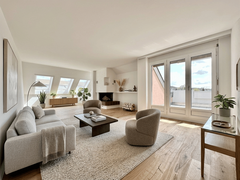 Frisch sanierte 5.5-Zimmer-Attikawohnung mit Weitsicht in Küngoldingen (1)