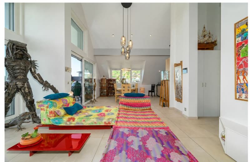 Attique neuf contemporain avec une magnifique vue lac & montagnes - Belle hauteur sous plafond (6)