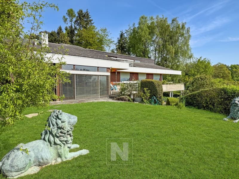 Vue extérieur d'une partie de la maison