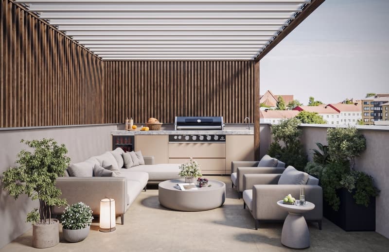 Über den Dächern der Stadt: Stilvolle Wohnung mit Outdoor-Lounge (4)