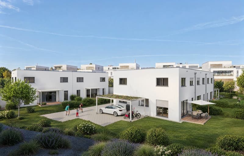 Neubau: 5½-Zimmer-Doppelhaushälfte in ökologischer Holzbauweise (2)