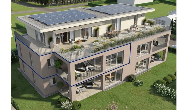 HELL, GERäUMIG UND MODERN MIT SCHöNEM WINTERGARTEN / WOHNUNG BS3 (1)