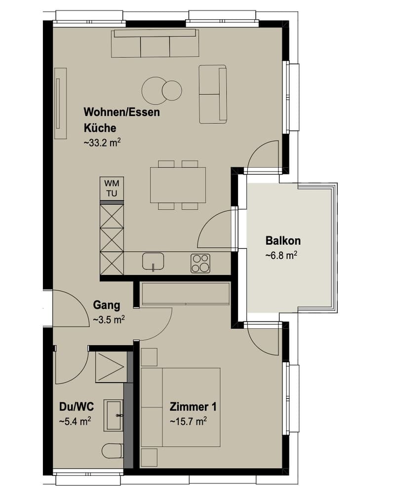 Neubauprojekt – 2.5 Zimmerwohnung zu vermieten (3)