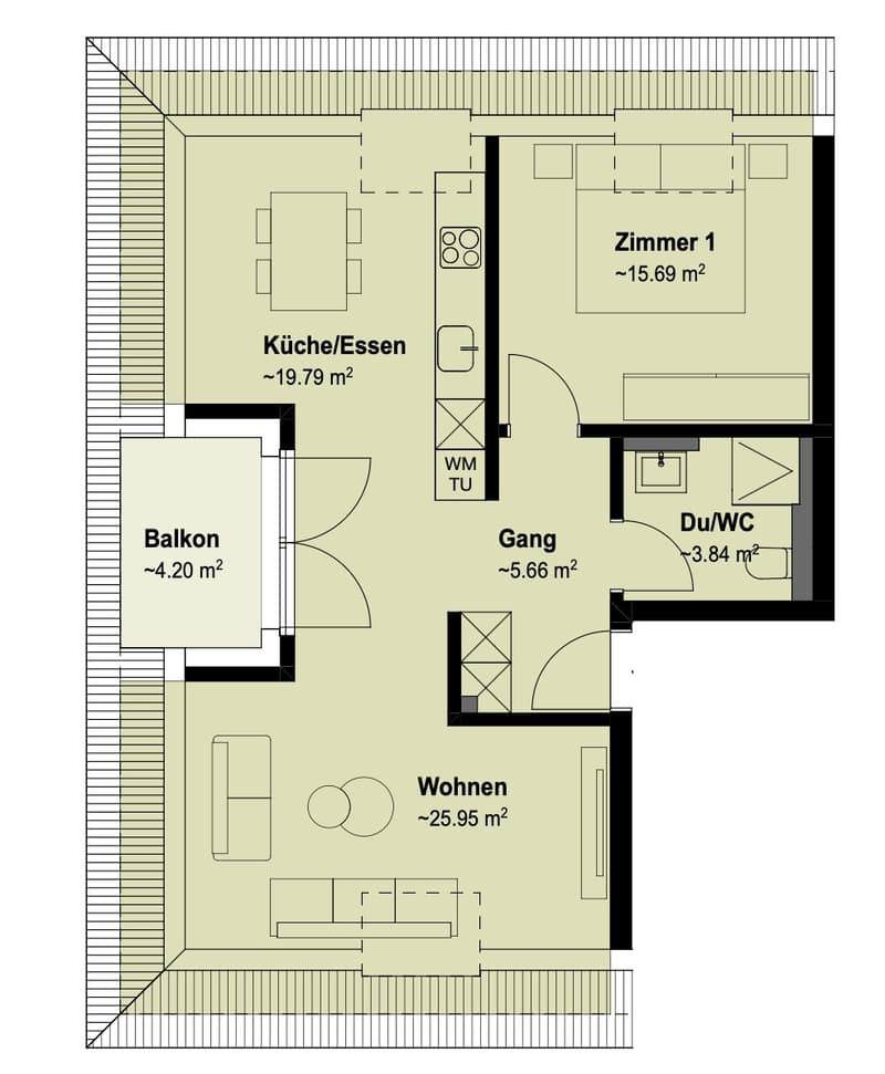 Projet de construction neuve – Appartement de 2,5 pièces en location (5)