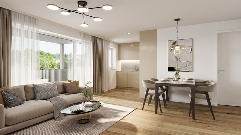 Charmante 2.5 Zimmer-Neubauwohnung (4)