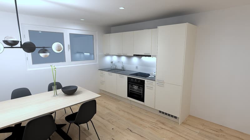 2.5 Zimmer-Attikawohnung mit gorsser Terrasse - Neubau (6)