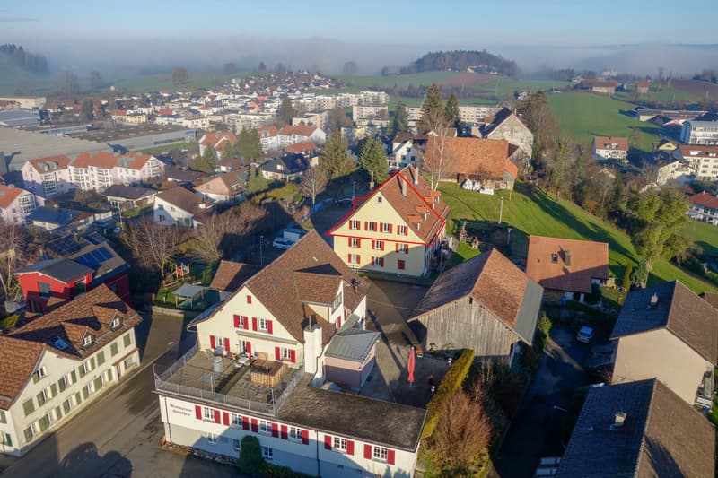 Bel appartement 4 pièces sur la colline du village de Wittenbach (13)