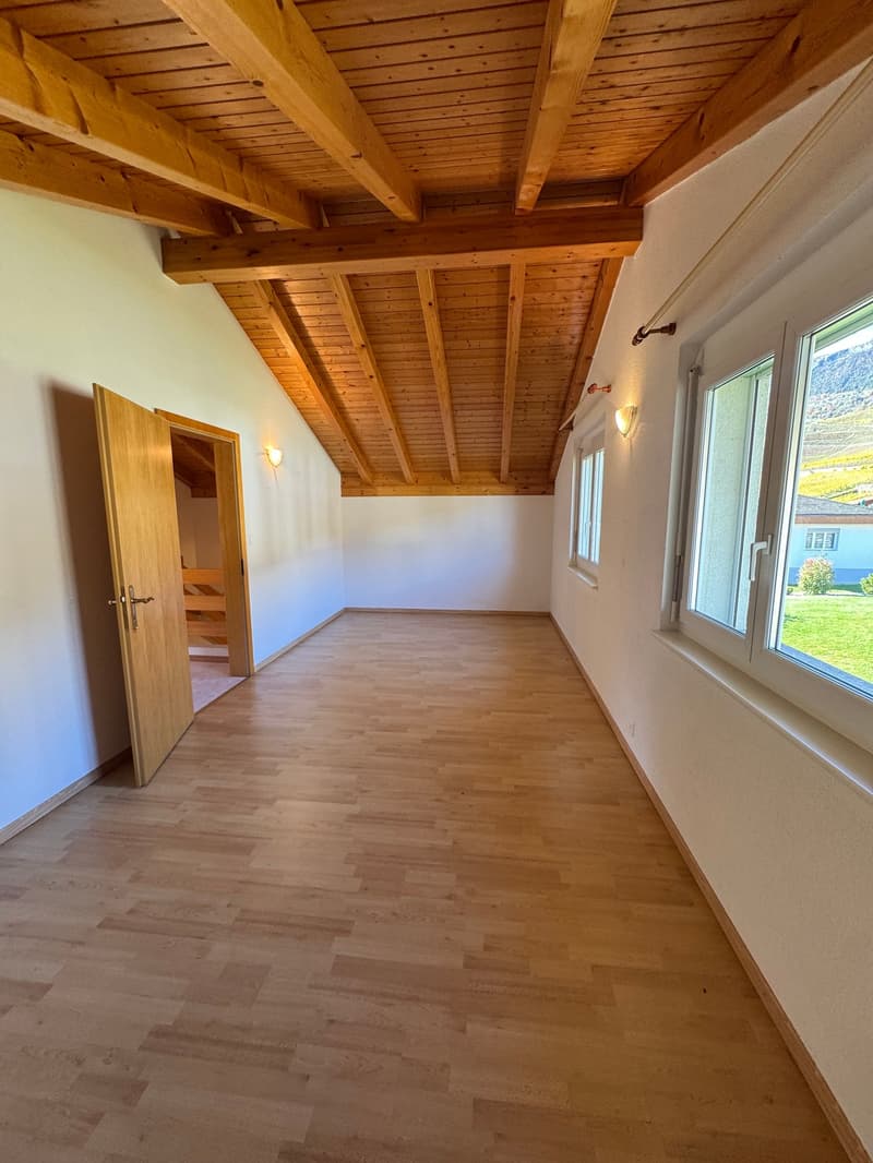 Magnificent individual villa with panoramic views of the mountains in Conthey (21)