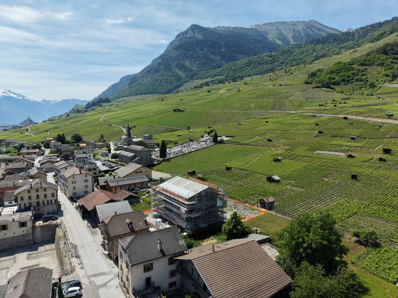 New 3.5-room apartment with balcony and beautiful view in Leytron (10)