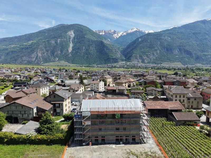 New 3.5-room apartment with balcony and beautiful view in Leytron (6)
