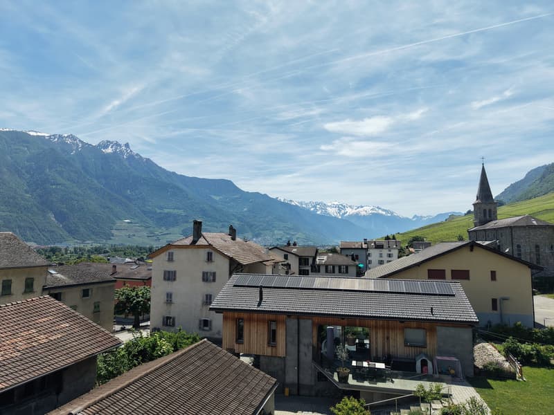 New 3.5-room apartment with balcony and beautiful view in Leytron (12)