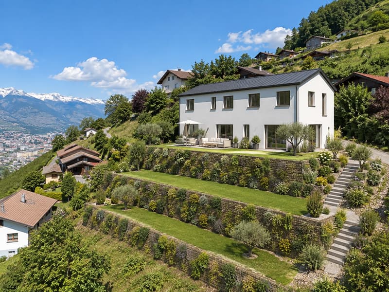 Magnifique villa moderne de 6.5 pièces à Nendaz – Vue imprenable sur les montagnes (1)