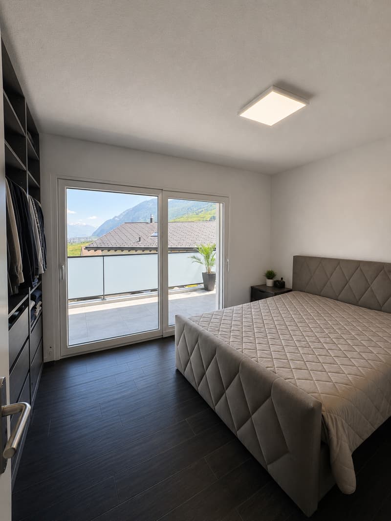 Casa familiare moderna di 5.5 locali a Saxon – Vista panoramica sulle montagne (12)