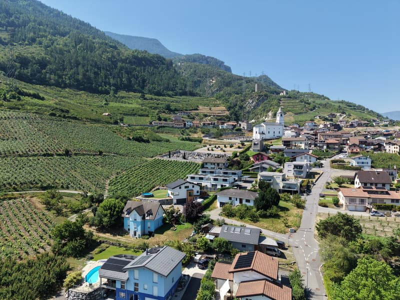 Casa familiare moderna di 5.5 locali a Saxon – Vista panoramica sulle montagne (21)