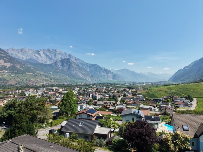 Casa familiare moderna di 5.5 locali a Saxon – Vista panoramica sulle montagne (19)