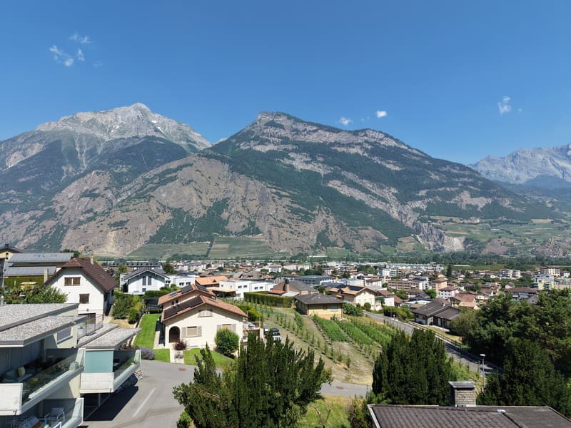 Casa familiare moderna di 5.5 locali a Saxon – Vista panoramica sulle montagne (20)