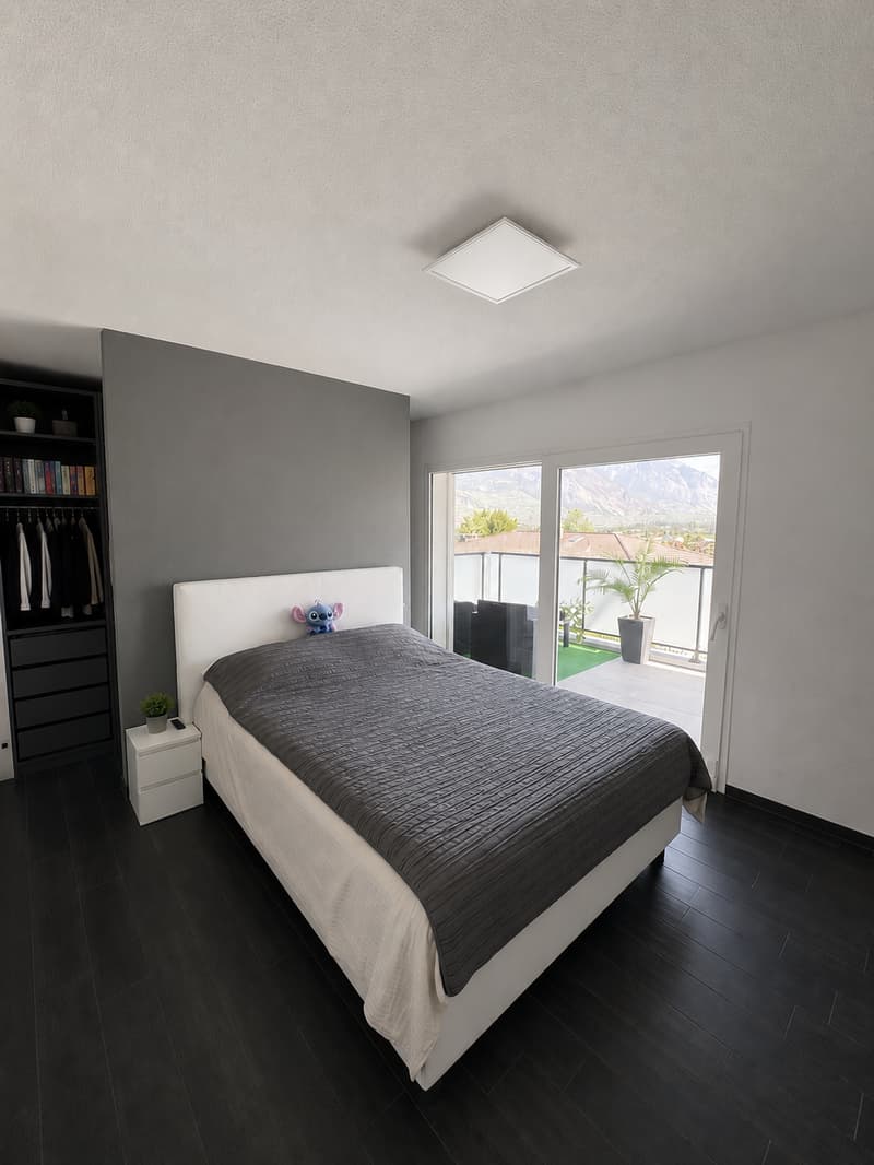 Casa familiare moderna di 5.5 locali a Saxon – Vista panoramica sulle montagne (11)