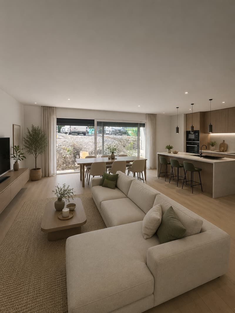 Appartamento nuovo di 3,5 locali con vista panoramica a Conthey (12)