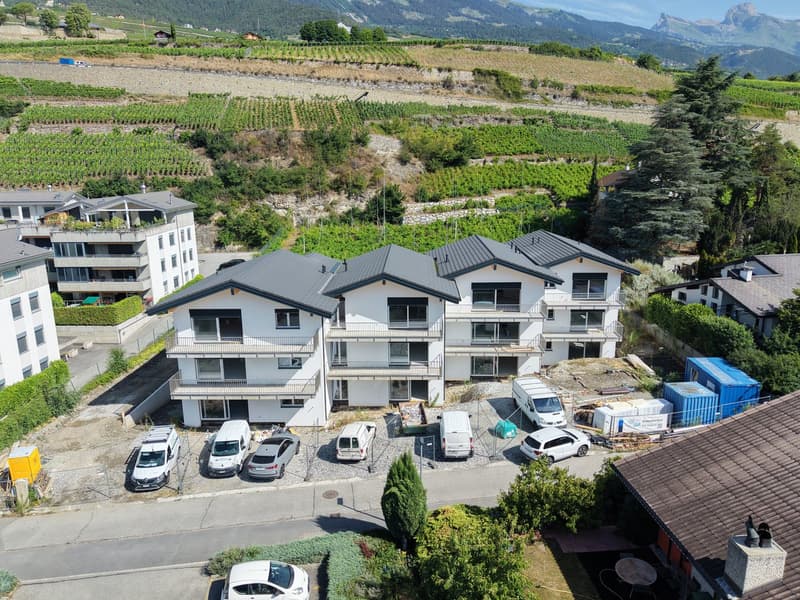 Appartamento nuovo di 3,5 locali con vista panoramica a Conthey (6)