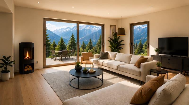 Magnifique chalet en construction (2)