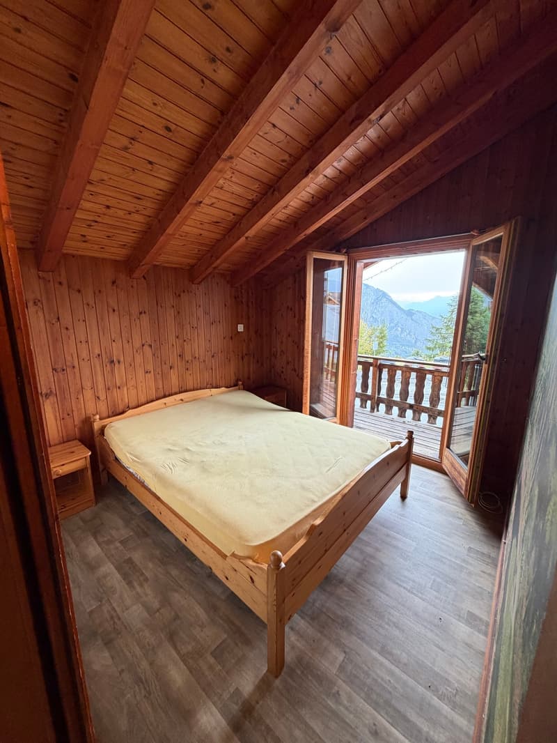 Chalet chaleureux de 4,5 pièces avec vue et garage à Chamoson (5)