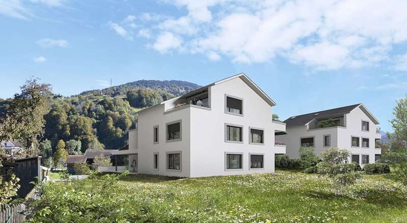 Neubau "Sommerfeld" Pragg-Jenaz nahe Klosters/Davos (2)