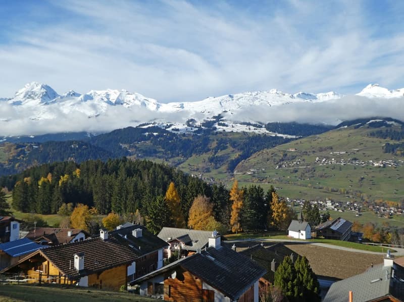 Wohnen und Geniessen in Valata/Obersaxen Mundaun, mit Ski-in und Ski-out (1)