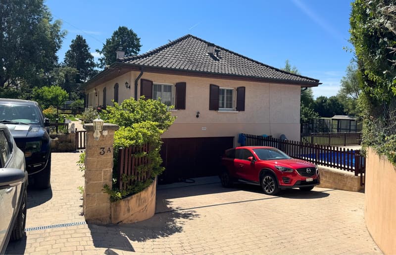 Villa mit 8 Zimmern in Viager besetzt ohne Miete – Pool und Garten – Vernier (GE) (2)