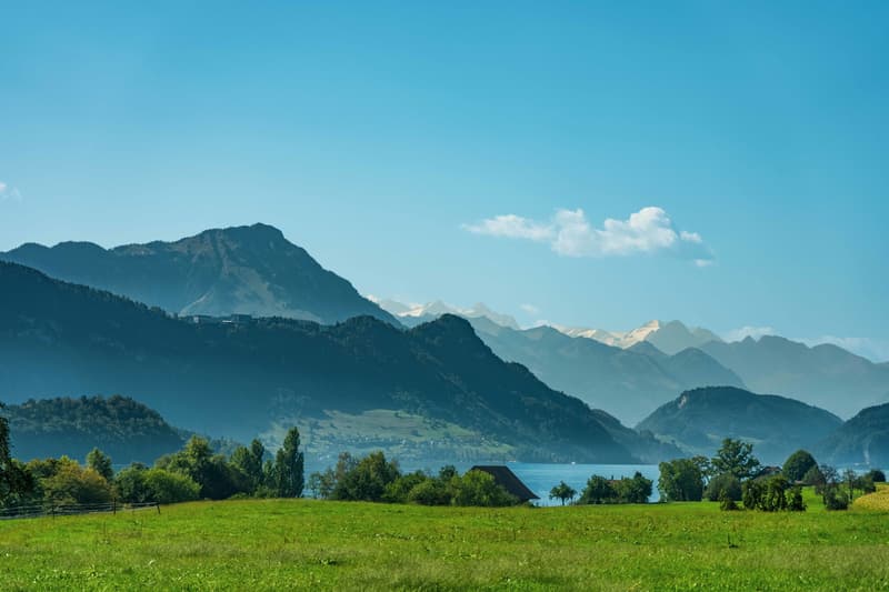 Aussicht mit See