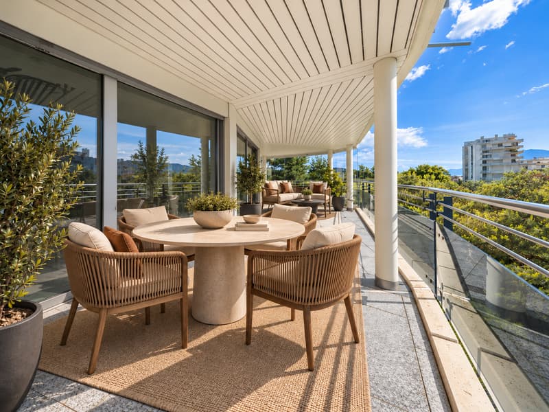 Terrasse mit Aussicht